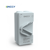 IP66 Onccy étanche résistant aux UV petite/grande boîte solaire PV AC interrupteur d'isolation de déconnexion avec bouton rotatif