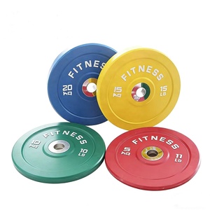 Disques de musculation en caoutchouc coloré pour la maison et la salle de sport – Équipement de fitness complet pour l'entraînement en force – Vente en gros à prix réduit - Product Image 2
