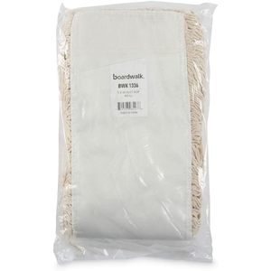 "Industrial Washable 36 In. X 5 In. White Dust <b>Mop</b> Head for Boardwalk BWK1336" - Product Image 5