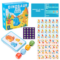 Juego de Memoria de Dinosaurios, Juego de Mesa Educativo para Reconocimiento de Colores y Formas, Juguete de Aprendizaje para Padres e Hijos para Niños Pequeños