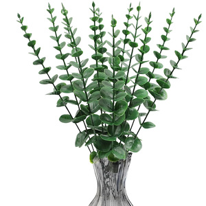 Ramillete de Hojas de Eucalipto Artificiales Imitación Sentai, 10cm-30cm, Plástico, Estilo Nórdico, Decoración para Bodas y Hogar - Product Image 2