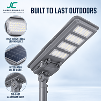 Lampadaire solaire LED extérieur commercial avec design étanche IP65 et montage réglable