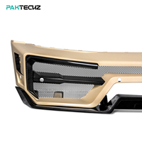 Paktechz Kit de carrosserie en fibre de carbone sèche pare-chocs avant pour Mercedes Benz classe G W464 G500 G550 G63