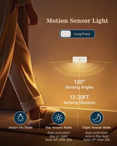 Cảm biến chuyển động ánh sáng ban đêm USB sạc LED cho đầu giường hành lang liên kết 1000mAh bước tường Đèn Dimmable bầu không khí chiếu sáng - Product Image 3