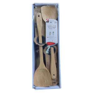 Cucharas de Madera Grandes de Color Natural Kemu, Paquete de 12 Utensilios de Cocina - Product Image 2