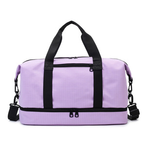 Custom Logo Solid Color Minimalist Adjustable Strap Dust-proof <b>Extra</b> Space Practical Designer Travel Duffle Bag <b>Luggage</b> Unisex - Product Image 5
