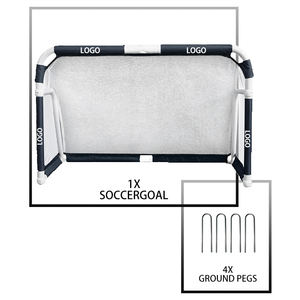 โกลฟุตบอลแบบพกพา หมุนได้ ใช้ได้ทั้งในร่มและกลางแจ้ง สำหรับเด็ก แบบพับได้ - Product Image 4