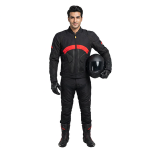 Chaqueta de Motocicleta Impermeable y Cortavientos para Hombre, con Cuello Alto, Capucha, Estilo Vintage, Transpirable y Reflectante, para Otoño - Product Image 1