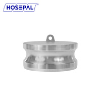 Raccord en aluminium de type DP HosePal, embout anti-poussière pour camion-citerne et remorque
