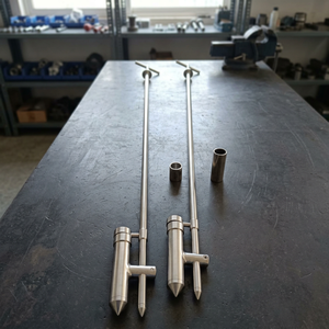 Sonde d'échantillonnage manuelle en acier inoxydable pour les tests de matériaux en laboratoire et industriels, équipement de test d'impact - Product Image 1