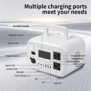 Générateur solaire mobile à batterie LiFePO4, alimentation CC, station d'alimentation tout-en-un, stockage d'énergie portable pour les voyages en famille - Product Image 3