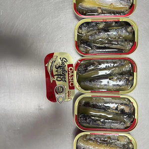 <span class=keywords><strong>Sardines</strong></span> en conserve saines dans l'huile végétale 125g, riches en Oméga-3, fournisseur chinois, livraison directe - Product Image 1