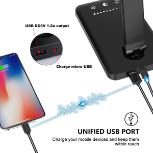 Lampe de bureau LED tactile portable à 5 couleurs, style nordique, avec variateur d'intensité et chargeur USB pour lecture sur table – Vente en gros - Product Image 3