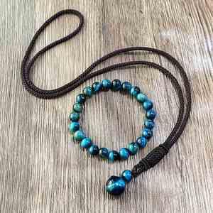 Bracelet en pierre naturelle, perles de verre colorées, cristal très populaire, emballage d'exportation sécurisé pour les grossistes, support après-vente - Product Image 2