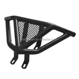 Accesorios para ATV Lingtan, Barra de Agarre Delantera Negra para Parachoques, Parachoques para Yamaha <span class=keywords><strong>Raptor</strong></span> 700R 700 22-25, Protector de Parachoques Delantero de Aluminio - Product Image 2