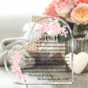 Panneaux <span class=keywords><strong>de</strong></span> table en acrylique personnalisés Décoration <span class=keywords><strong>de</strong></span> bureau <span class=keywords><strong>pour</strong></span> mariages Cadeaux d'<span class=keywords><strong>anniversaire</strong></span> et <span class=keywords><strong>de</strong></span> remerciement <span class=keywords><strong>de</strong></span> <span class=keywords><strong>maman</strong></span> Idées faites à la main <span class=keywords><strong>de</strong></span> <span class=keywords><strong>maman</strong></span> - Product Image 1