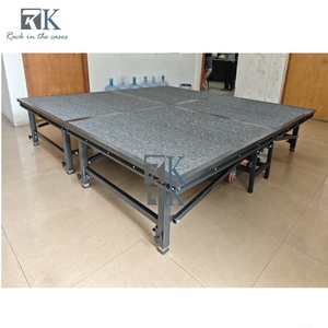 Plataformas Portátiles para Eventos al Aire Libre, Material de Acero Resistente, Antióxido, Plataforma de Escenario Móvil para Conciertos - Product Image 2