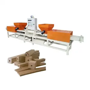 Hot press wood block making machine/hydraulic wood sawdust chipper pallet block machine for sale