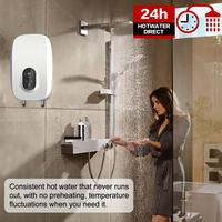 Calentador de Agua Eléctrico Instantáneo sin Tanque para Cocina y Baño, 3.5KW 5.5KW 7KW 220V 230V 240V, Certificación CE CB, Suministro Multipunto