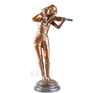 Pequeña estatua <span class=keywords><strong>de</strong></span> músico <span class=keywords><strong>de</strong></span> jazz <span class=keywords><strong>de</strong></span> bronce para interiores, escultura <span class=keywords><strong>de</strong></span> <span class=keywords><strong>arte</strong></span> decorativo <span class=keywords><strong>de</strong></span> una dama tocando <span class=keywords><strong>el</strong></span> violín a la venta, artesanías <span class=keywords><strong>de</strong></span> metal - Product Image 6