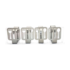 Probebi 4 pezzi tovaglia in acciaio inox clip copertura morsetti holdre per picnic - Product Image 4