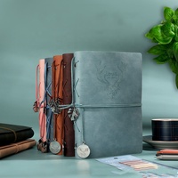 Carnet Organiseur Personnalisable en Cuir Rigide pour Cadeau d'Entreprise, Reliure à Feuillets Mobiles, Pages à Ouverture Plate, Design Durable