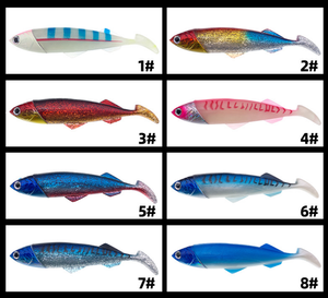 Offre Spéciale 26cm 33cm PVC haute qualité équipement de pêche à la traîne en haute mer tête de plomb gros leurre de poisson souple - Product Image 2