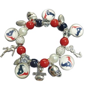 国境を越えた卸売高品質<span class=keywords><strong>NFL</strong></span>チームチャームブレスレットアメリカンフットボールチームパンド合金天然石ベゼルおしゃれ - Product Image 5