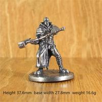 Modèle miniature de soldat rétro en cuivre pur antique OM07, ornement artisanal en métal, figurine de collection pour table