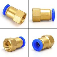 Raccord rapide en laiton à filetage femelle PCF G3/4 pour tuyau de 12 mm, idéal pour système d'irrigation de jardin