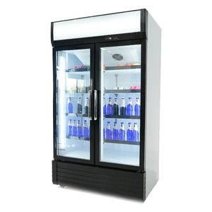 Réfrigérateur commercial pour supermarché avec porte vitrée, refroidisseur de boissons, vitrine réfrigérée pour boissons gazeuses, réfrigérateur à refroidissement par air - Product Image 4