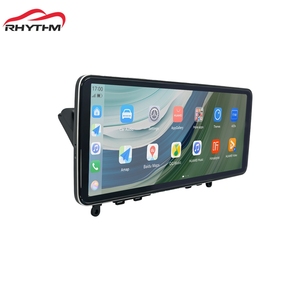 Reproductor multimedia con pantalla táctil QLED de 12.6 pulgadas, sistema Linux, resolución 2400x900, compatible con CarPlay y Android Auto, para Benz Clase C 2007-2010 NTG 4.0 - Product Image 1