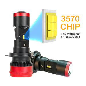 Nuovo <span class=keywords><strong>Y6</strong></span> pro Super luminoso proiettore LED lente Mini H4 LED Laser fari lampadine 8000LM auto LED Mini proiettore lente - Product Image 5