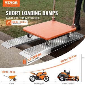 47,2 \ "X 8,5 \" Rampas de carga de aluminio 880 LBS Capacidad 2PCS Set - Product Image 2