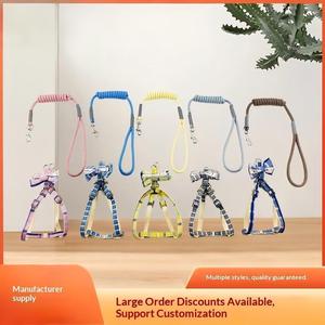 Nuovo Stile Guinzaglio per Animali Domestici in Poliestere-Cotone con Papillon, Pettorina per Gatti, Guinzaglio a Pois per Cani, Forniture per Animali Domestici all'Ingrosso - Product Image 5