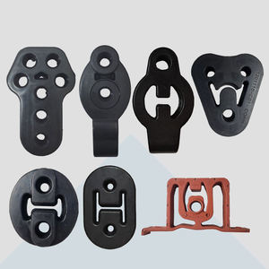 Supports de suspension universels à 2 trous pour échappement/silencieux, en ABS adhésif, courts, avec une épaisseur de 1 mm, pour tuyau d'échappement/silencieux - Product Image 4