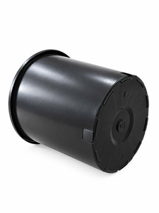 Heavy Duty Ola Black <b>Plastic</b> 2 Gallon Pot Round Shape with Drainage Holes for Nursery <b>Greenhouse</b> Plant Propagation - Product Image 2