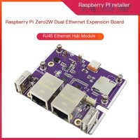 Raspberry Pi Zero 2W Papan Ekspansi Port Ganda USB HUB Dock Ekspansi Modul Hub Ethernet RJ45