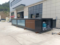 Maßgefertigter Outdoor-Fiberglas-Containerpool, 20ft, 30ft, 40ft Oberirdischer Vorgefertigter Versandcontainer-Swimmingpool