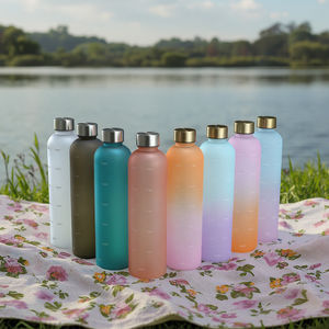 कस्टम 1000 मिलीलीटर खेल प्लास्टिक प्रोटीन शेकर बोतल बीपीए के लिए जिम और आउटडोर के लिए मुफ्त - Product Image 5