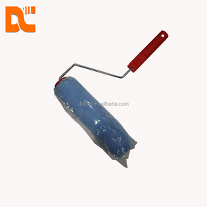Rouleau de peinture en laine éponge pure en polyester de qualité supérieure, différentes tailles personnalisables pour la peinture des sols et des murs, outil de décoration intérieure - Product Image 4