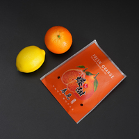Sacs en plastique transparents auto-scellants pour fruits avec trous d'aération, emballages pour produits frais