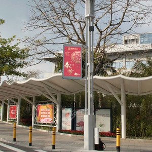 5600 Brightness Digital Outdoor LED Pole Display Screen For Advertising On the Street - Product Image 2