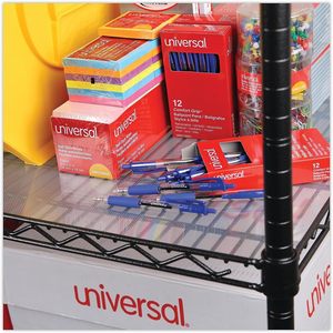 Alera – Doublures de rayonnage en plastique transparent, 48 po x 18 po, lot de 4, pour rayonnages métalliques, doublures antidérapantes pour étagères - Product Image 2