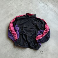 Veste surdimensionnée rétro vintage personnalisée, coupe-vent, anti-rétrécissement, style streetwear, imperméable