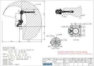Contrôleur de robot CNC 6-8 axes, bras industriel, PLC, moteur, boîte de vitesses, servomoteur pour polissage et rectification automatiques - Product Image 6