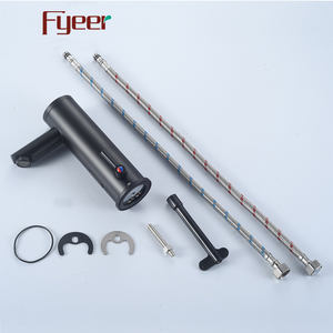 Fyeer Unique Poignée D'alimentation CC <span class=keywords><strong>Noir</strong></span> <span class=keywords><strong>Mat</strong></span> Sans Contact Automatique de Salle de bains <span class=keywords><strong>Robinet</strong></span> de Capteur - Product Image 5