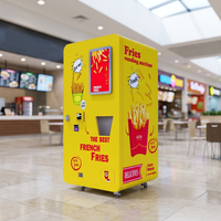 Distributeur automatique de frites commercial en libre-service pour gares, centres commerciaux et sites touristiques