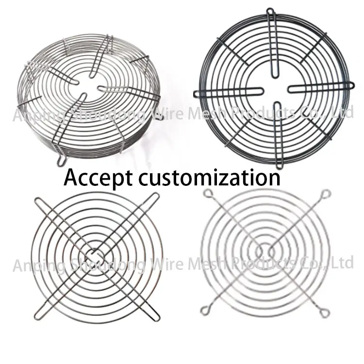 Custom Industrial Wire Mesh Fan Guards large air volume ventilation outer rotor axial fan Cover Guard