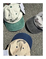 Casquette de baseball en jean délavé et vieilli, style vintage, avec logo personnalisé, pour hommes et femmes, ajustable, à calotte souple, pour un ajustement optimal